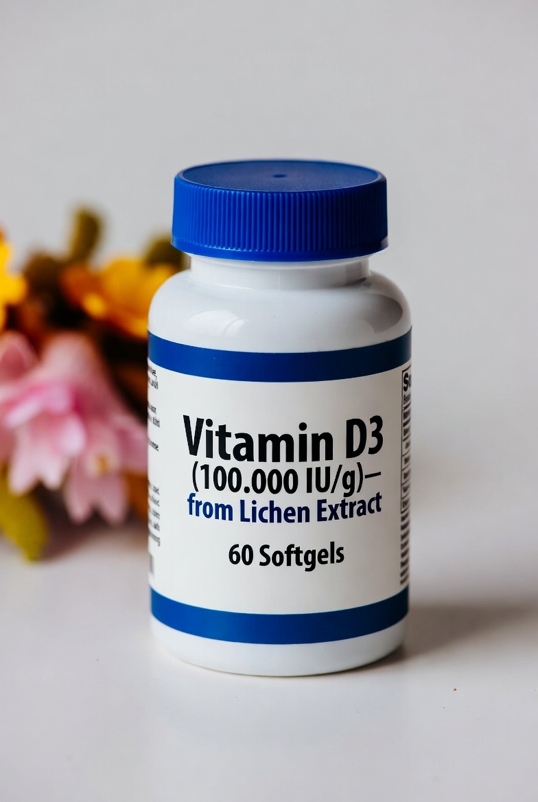 Vitamin D3 (100,000 IU/g) — from Lichen Extract