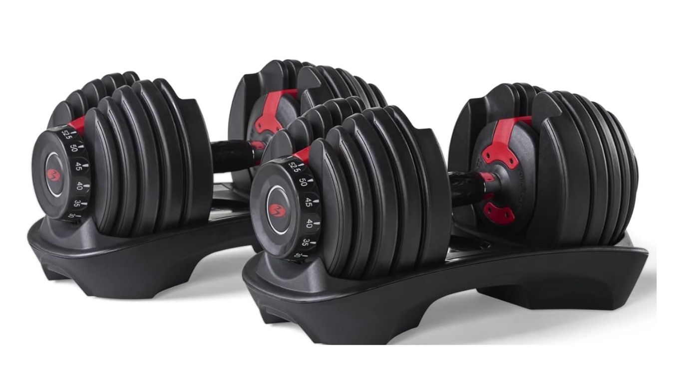 bowflex selecttech 552 adjustable dumbbells