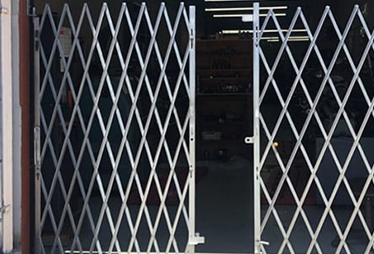 Premium Scissor Gates Installation by Slough Shopfront Shutters scissor gates