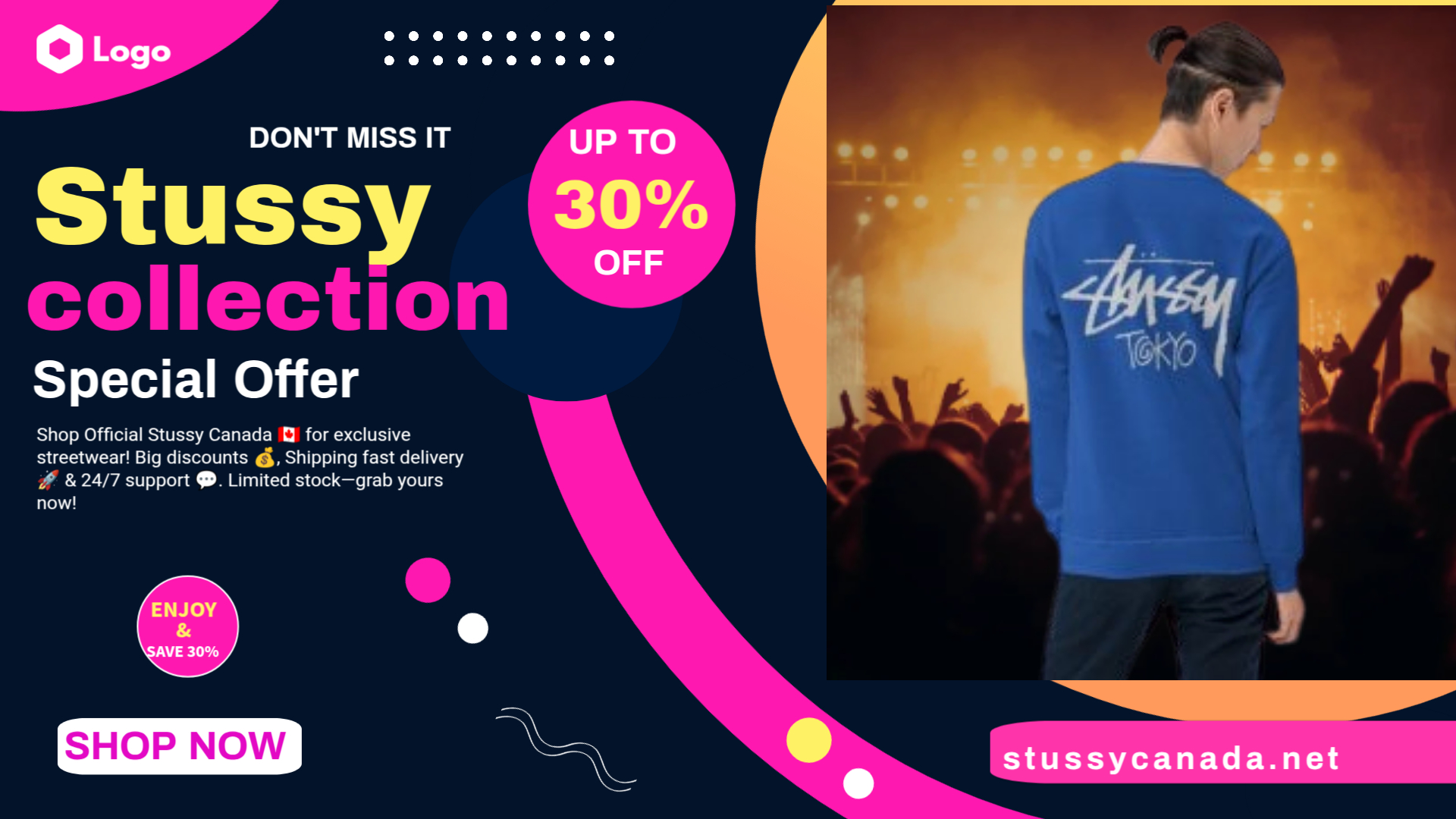 Stussy Hoodie Canada: The Hottest Styles and Colors Trending Now black friday sale ad banner made with postermywall (1)