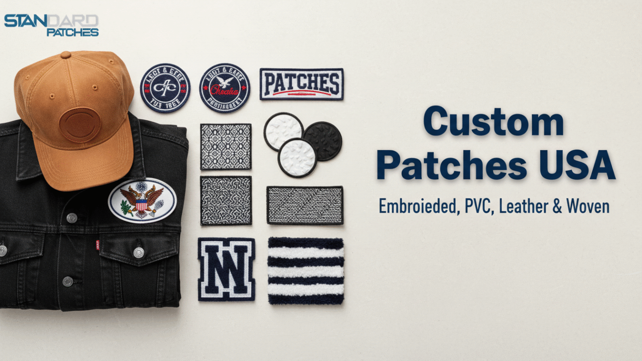 Premium Custom Patches in the USA | Embroidered, PVC & Leather